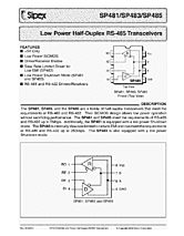 DataSheet SP485E pdf